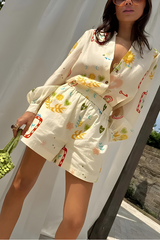 Lacey™ | Set a maniche lunghe e pantaloni corti